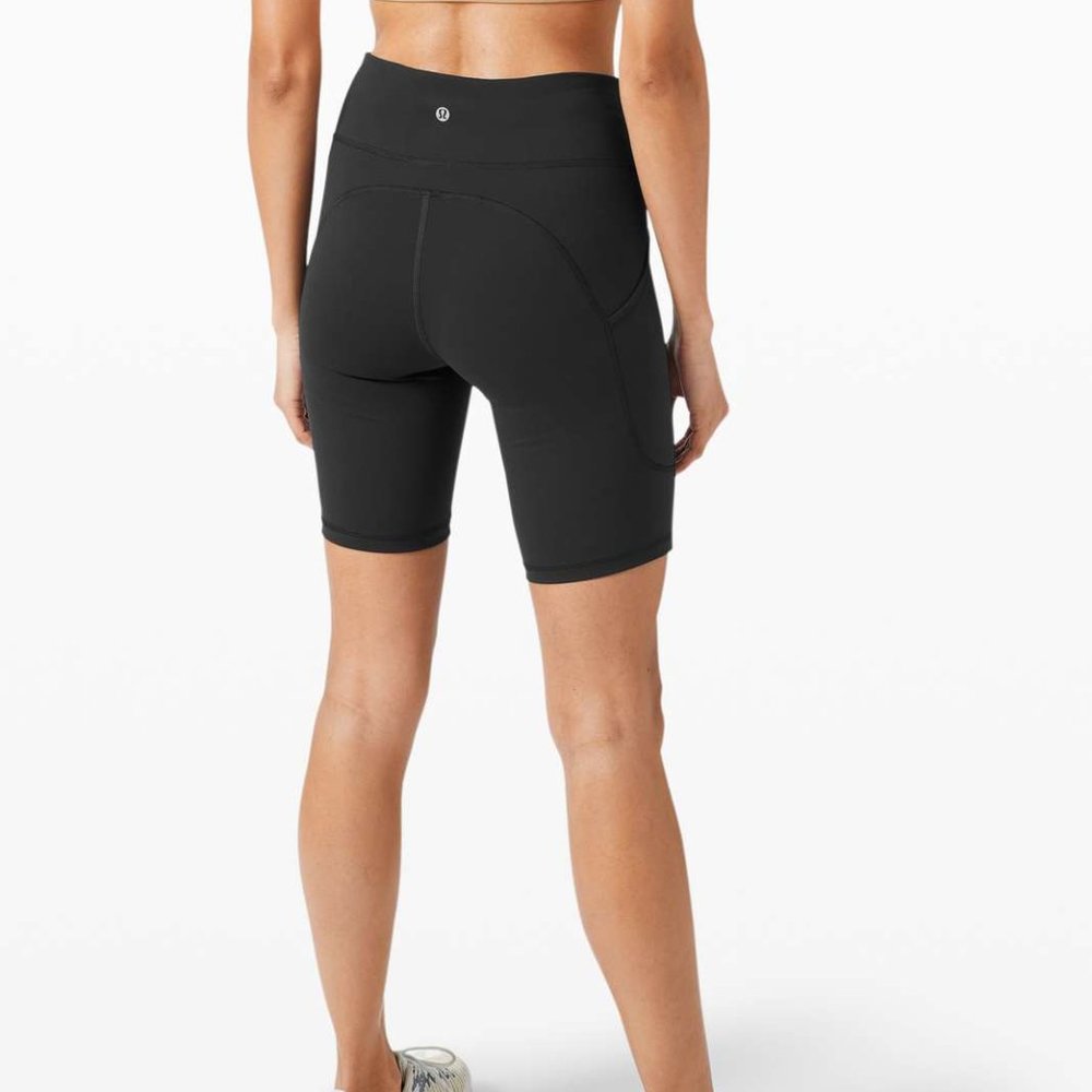 Lululemon Invigorate High Rise Short 8" in Black